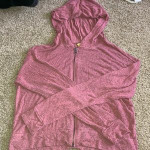 Cropped Zip Up Sweater